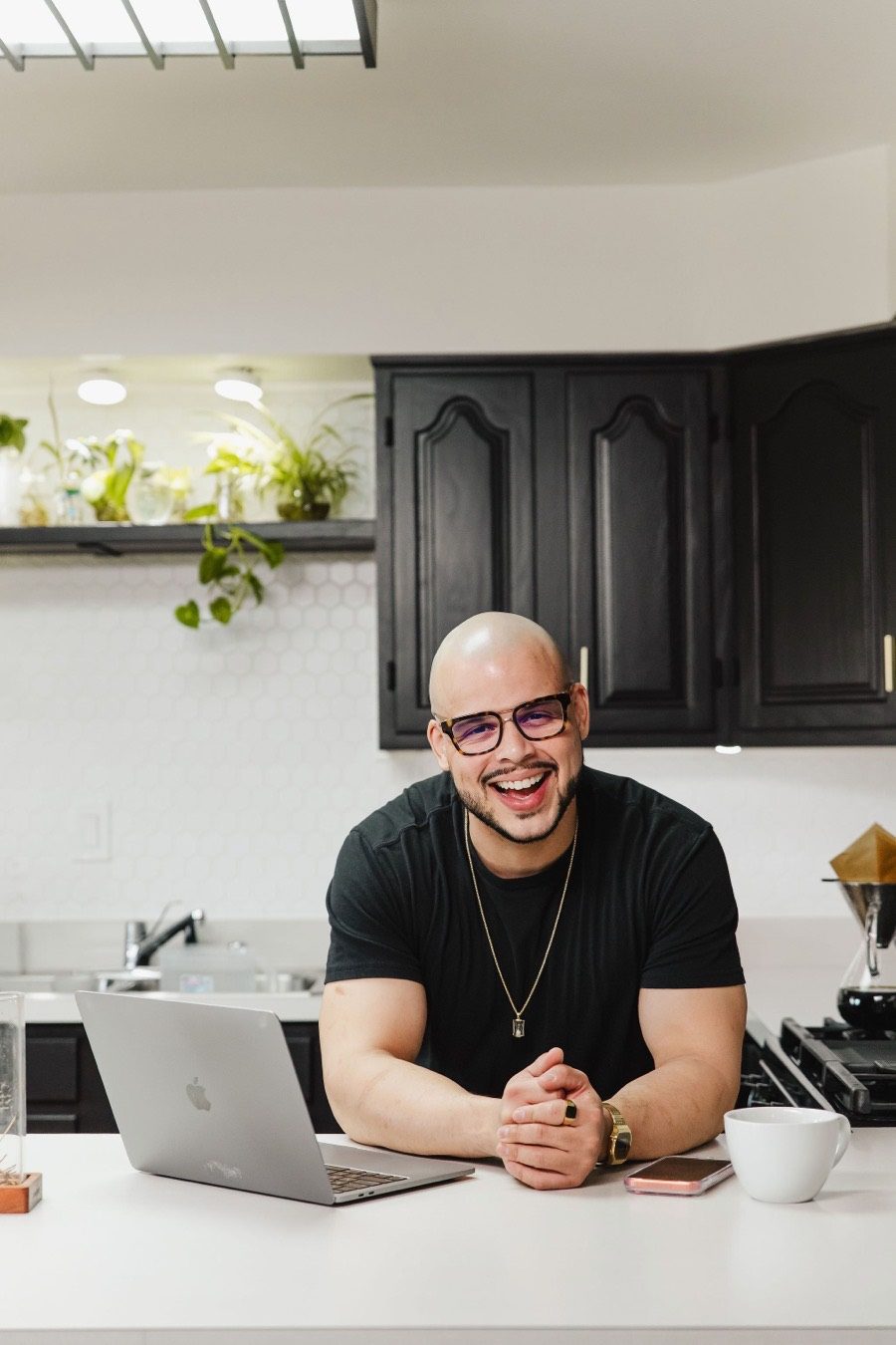 Willis Aybar of Another Monday building an AI chatbot for a small business from the agency's Baltimore studio