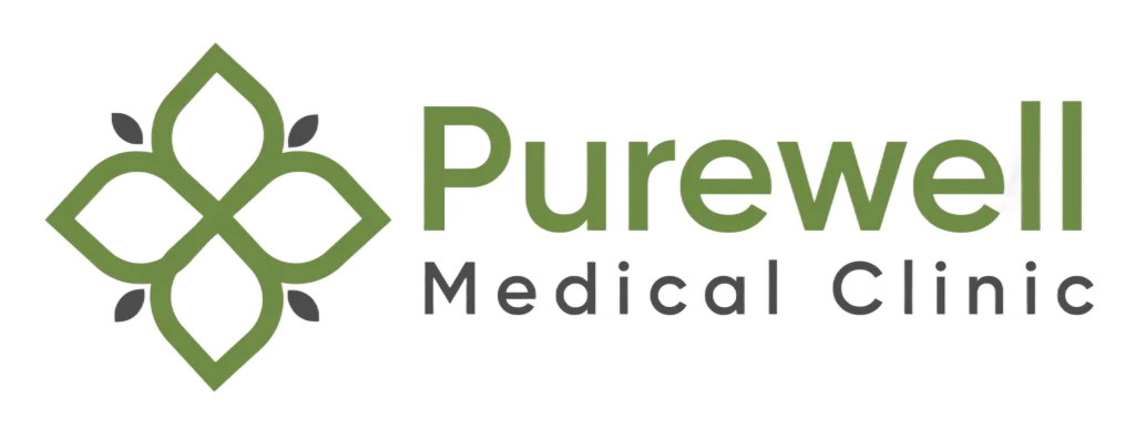 Purewell Medical Clinic logo, a medical & urgent care marketing client of Another Monday in the Baltimore and DMV area