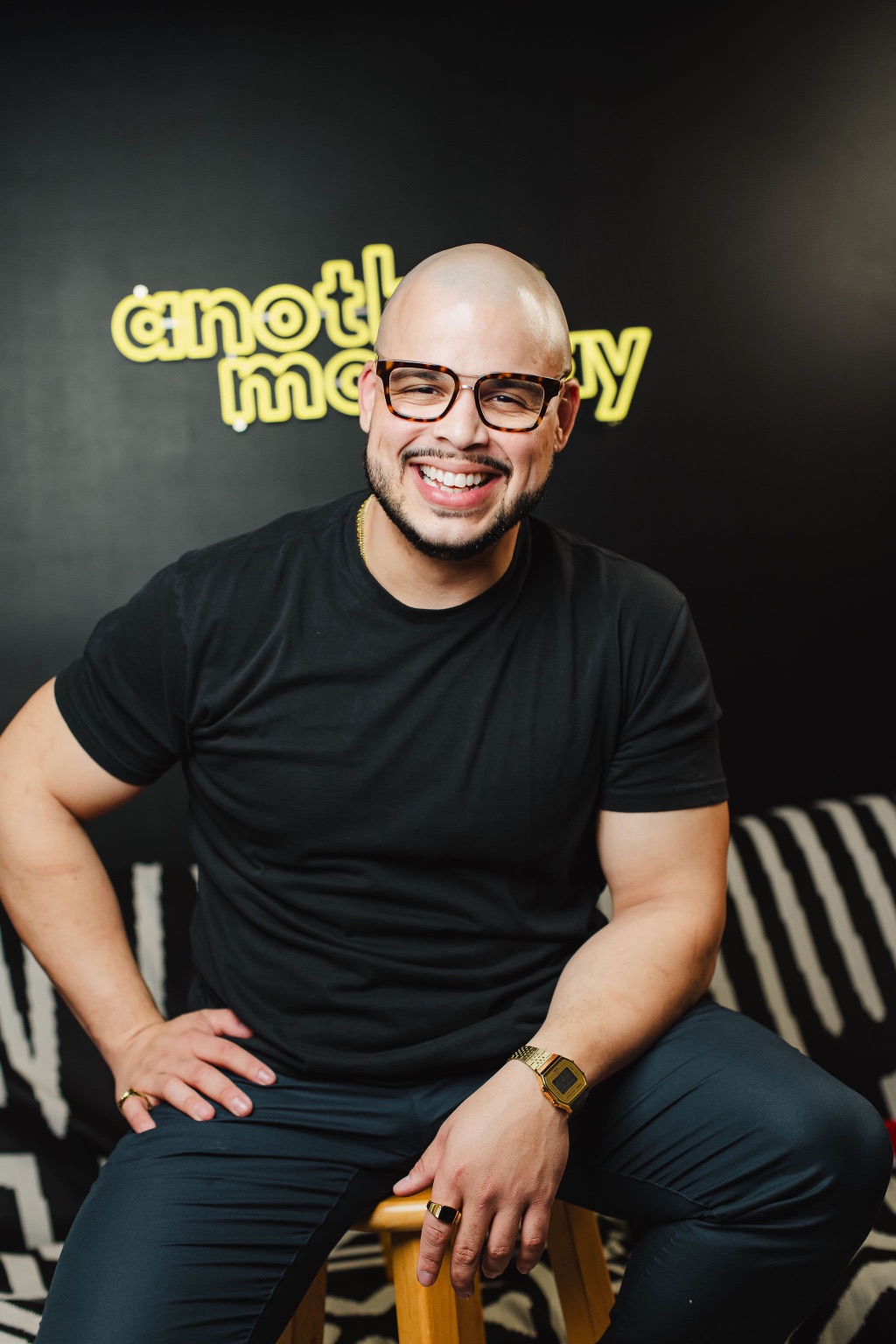 Willis Aybar of Another Monday in the Baltimore studio, where HoneyBook setups get planned with clients