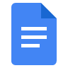 Docs icon, one of the apps included with Google Workspace for small business